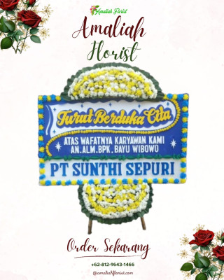 Papan Bunga Duka di Kemiling Permai