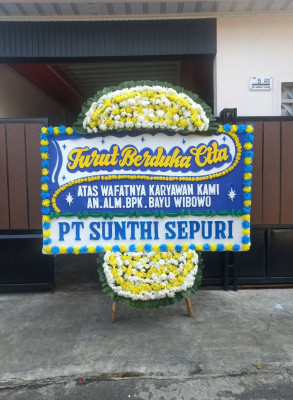 Papan Bunga Duka di Kemiling Permai